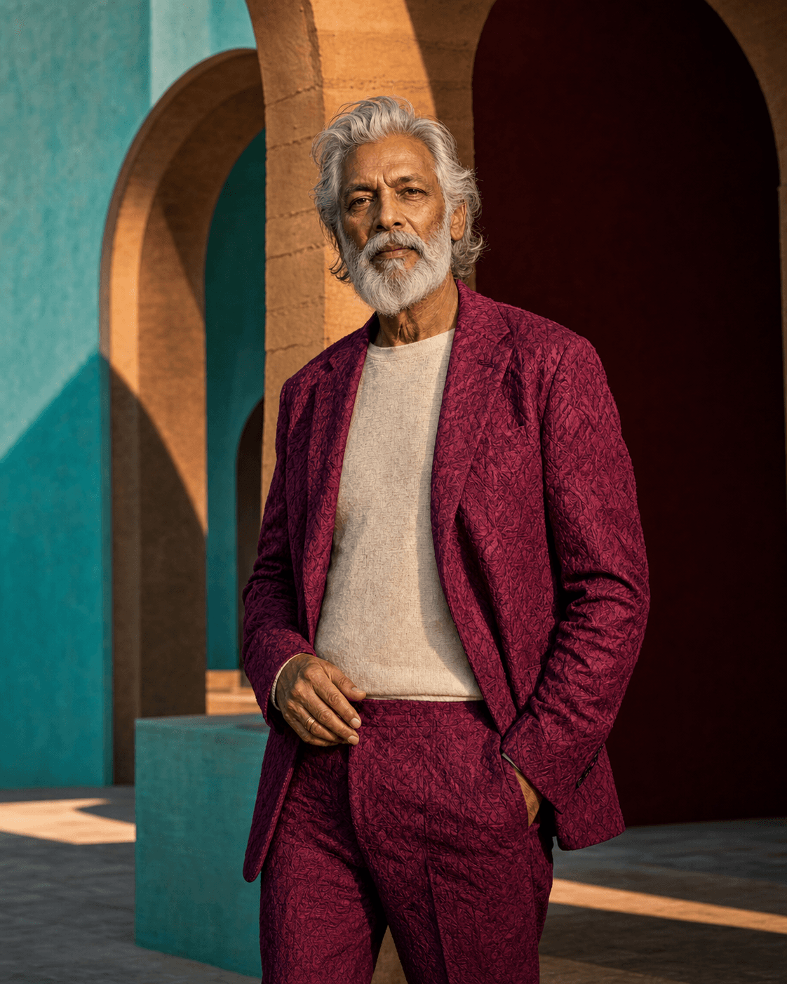 Campaign output featuring Arun Mehta.